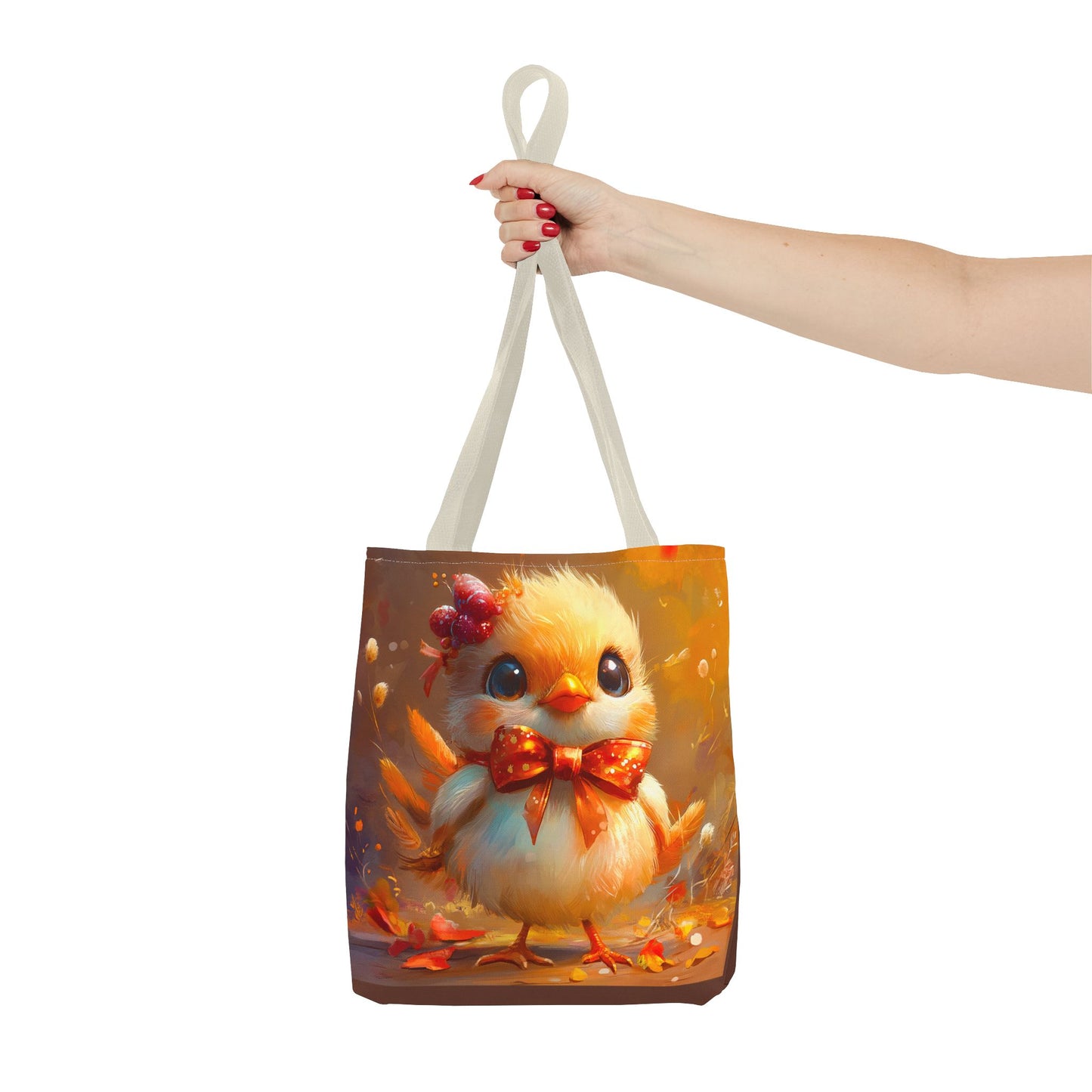 Adorable Turkey Chick Tote Bag (AOP)