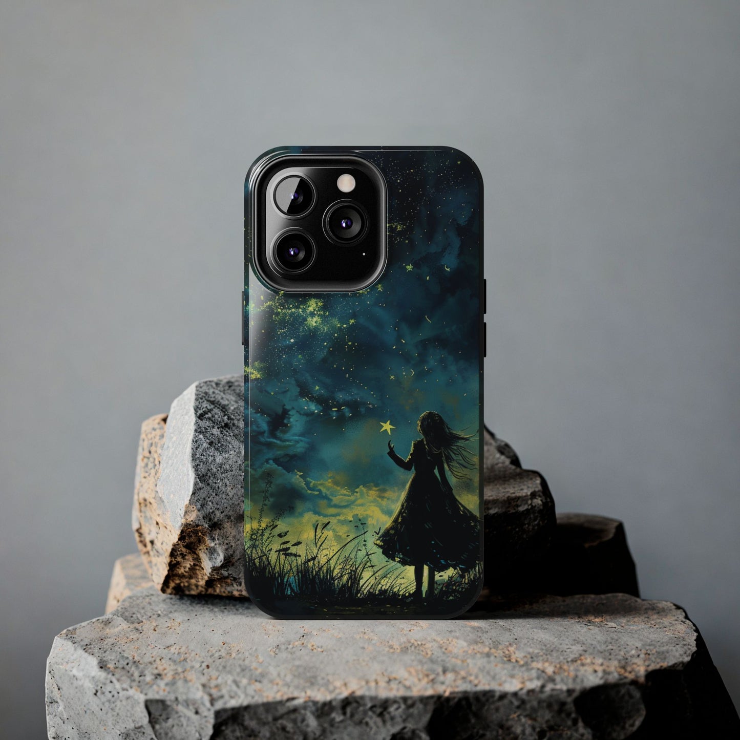 iPhone Android Wishing Star Girl Phone Case