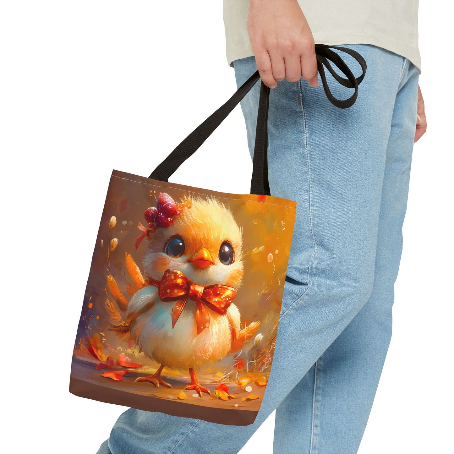 Adorable Turkey Chick Tote Bag (AOP)