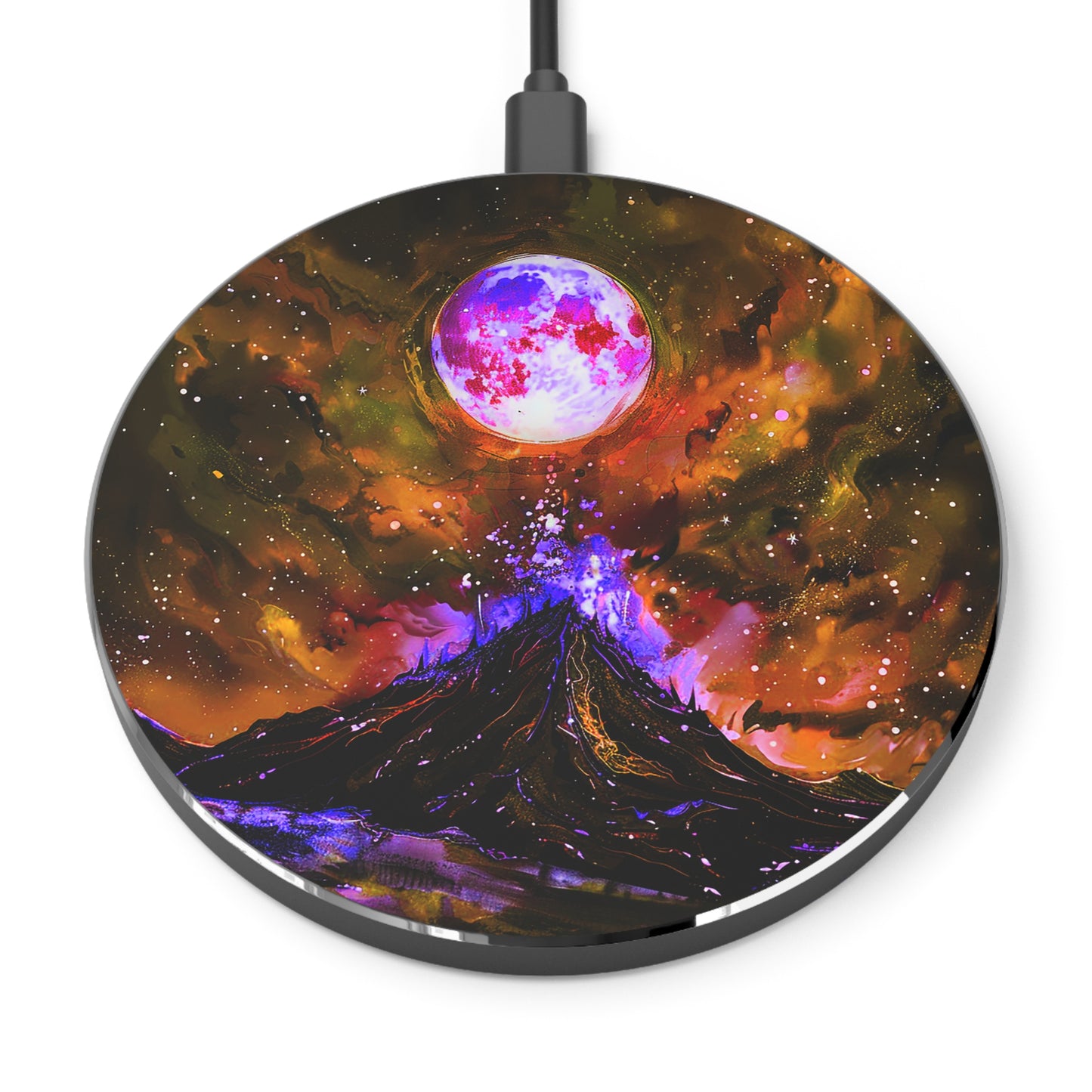 The Mystical Volcano Wireless Charger