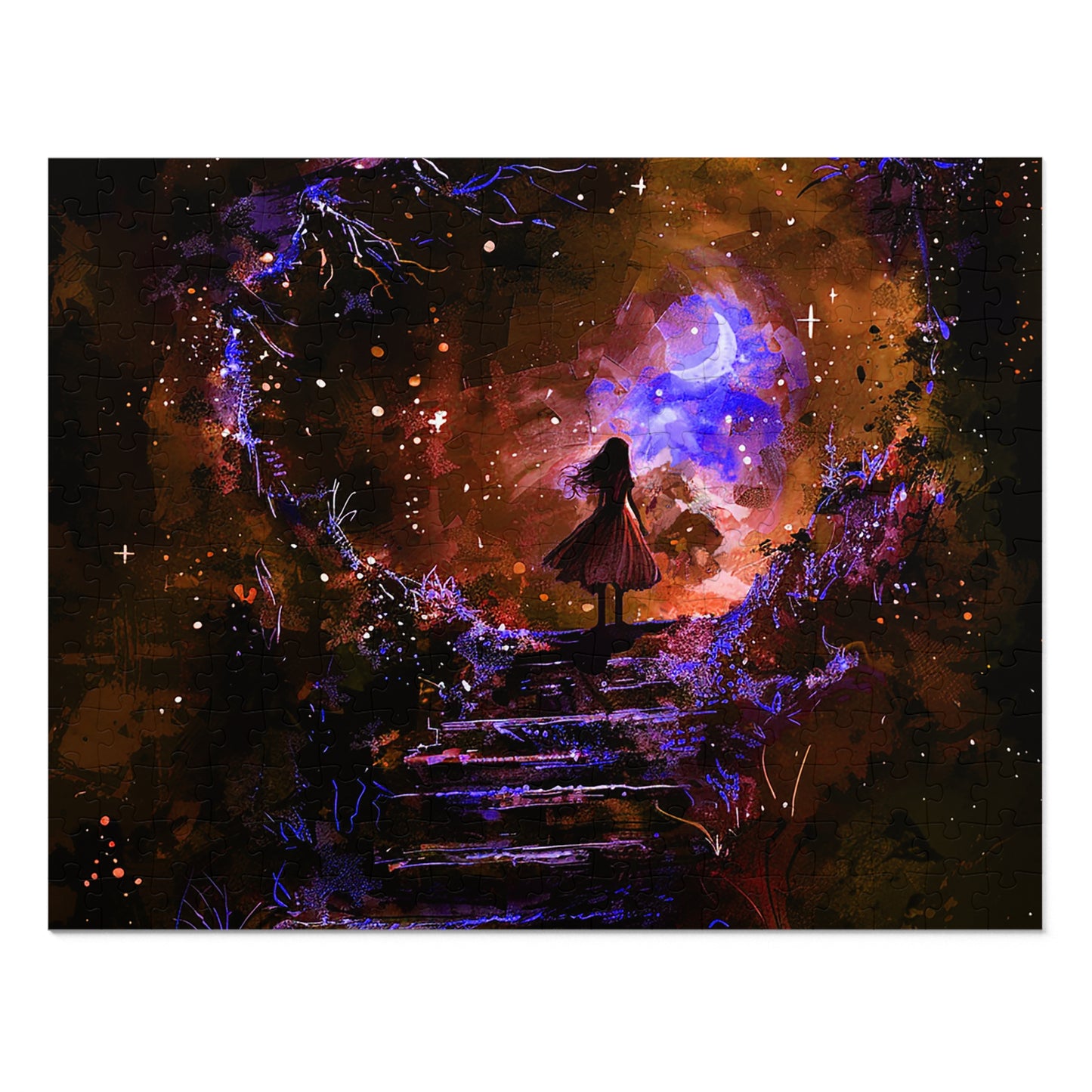 Fantasy Girl Portal Jigsaw Puzzle (30, 110, 252, 500,1000-Piece)