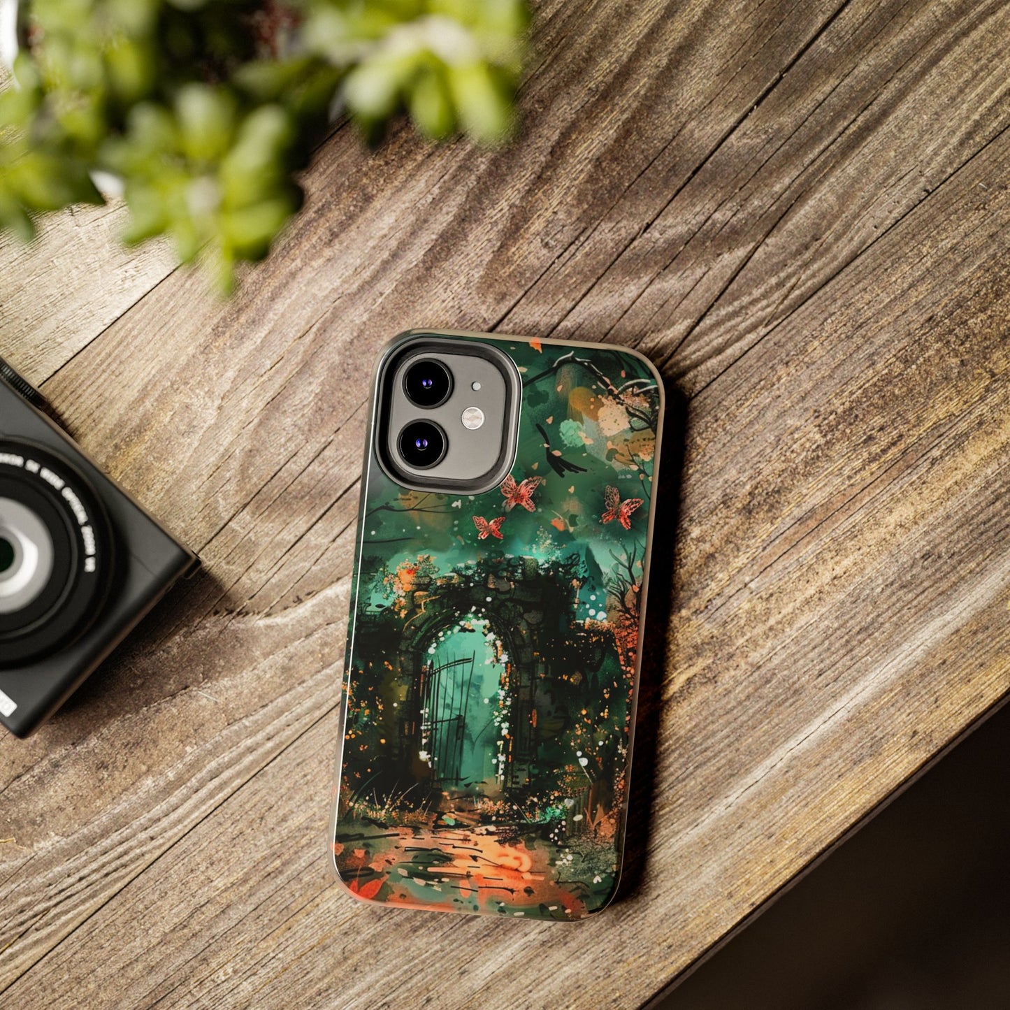 iPhone Android Lonely Ancient Fantasy Gate Phone Case