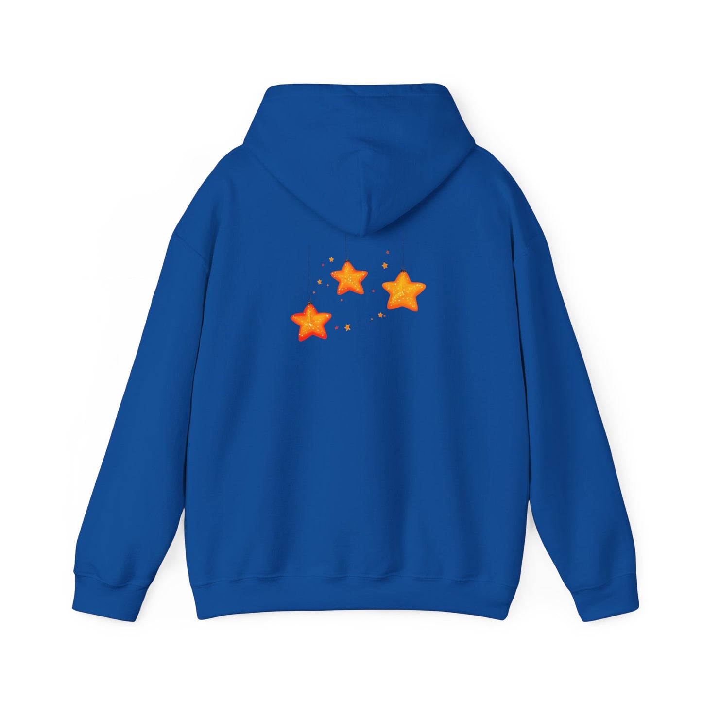 Cute Christmas Starry Ornaments Girl Unisex Heavy Blend™ Hooded Sweatshirt