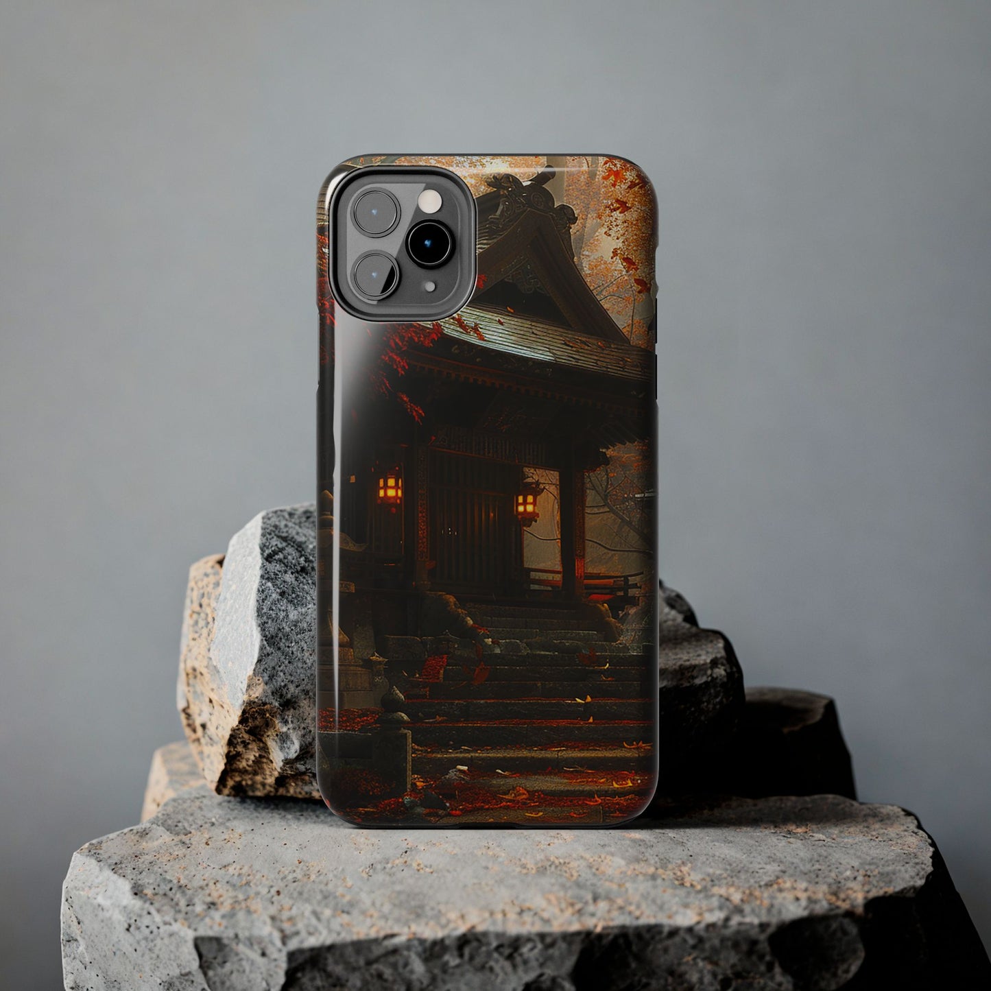 Japanese Autumn Shinto Shrine Tough Phone Case