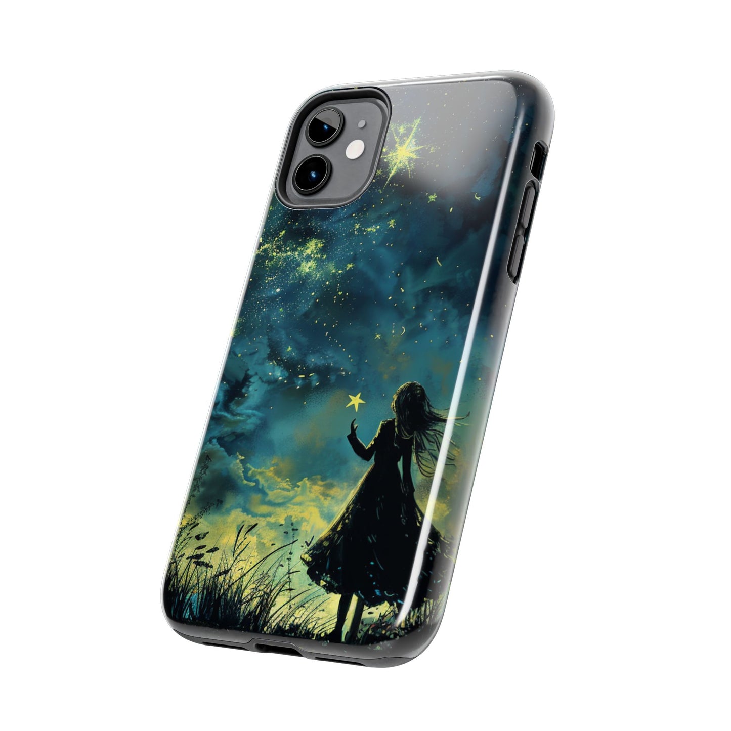 iPhone Android Wishing Star Girl Phone Case