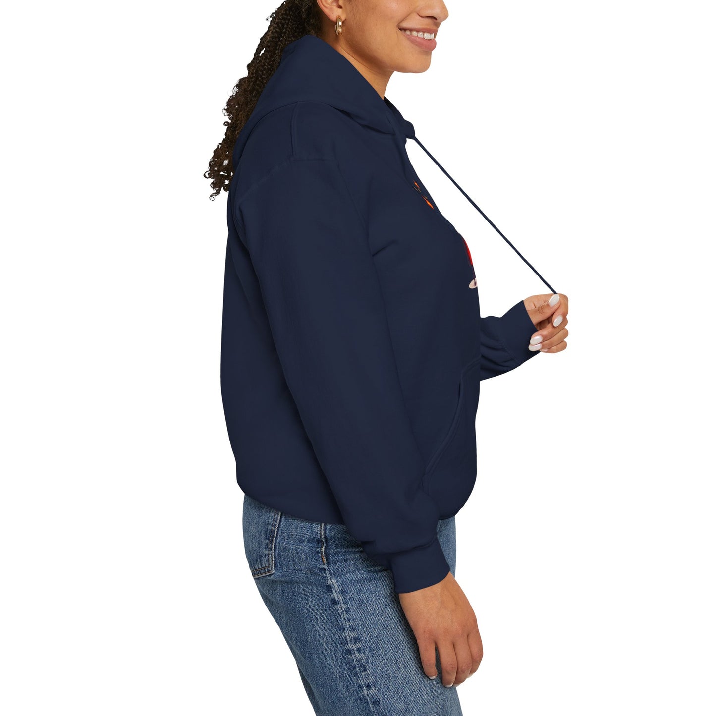 Cute Christmas Starry Ornaments Girl Unisex Heavy Blend™ Hooded Sweatshirt