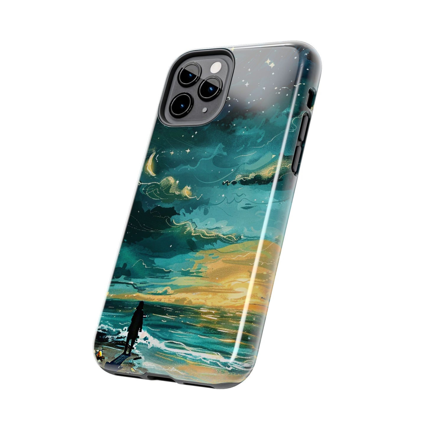 iPhone Android Faraway Warm Tropical Beach Phone Case