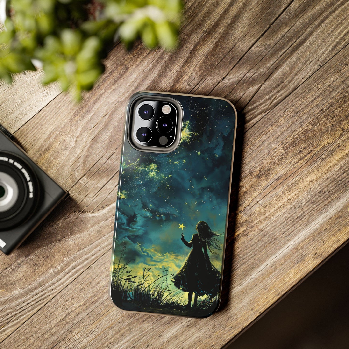 iPhone Android Wishing Star Girl Phone Case