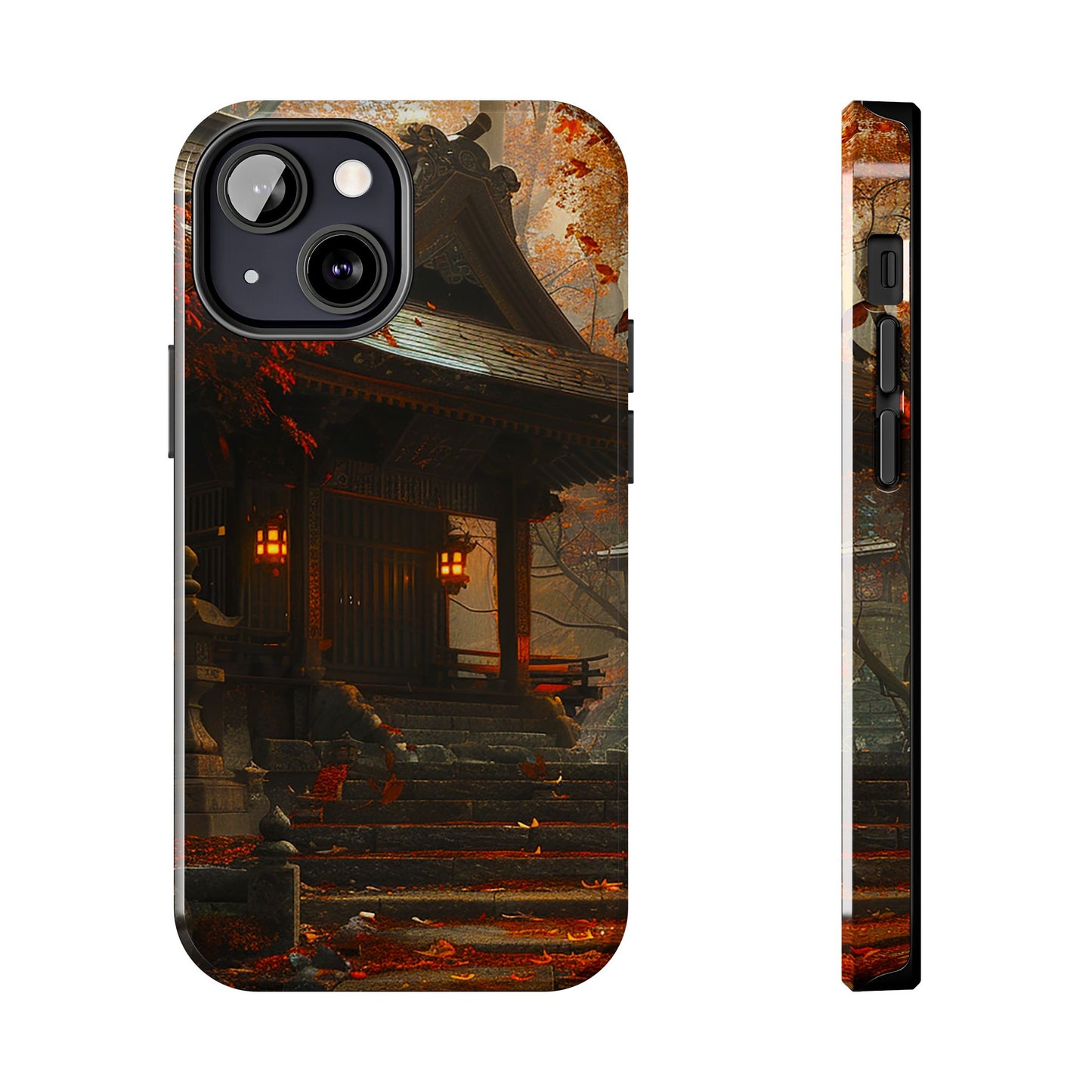 Japanese Autumn Shinto Shrine Tough Phone Case
