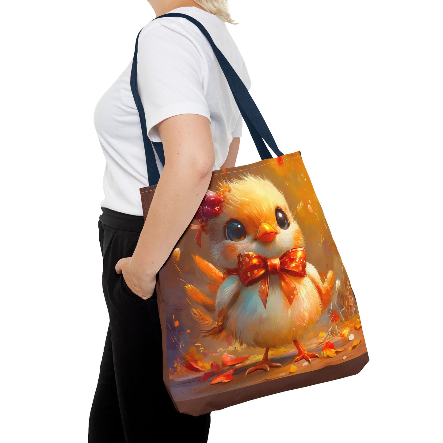 Adorable Turkey Chick Tote Bag (AOP)