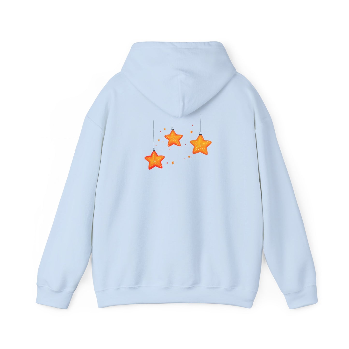 Cute Christmas Starry Ornaments Girl Unisex Heavy Blend™ Hooded Sweatshirt