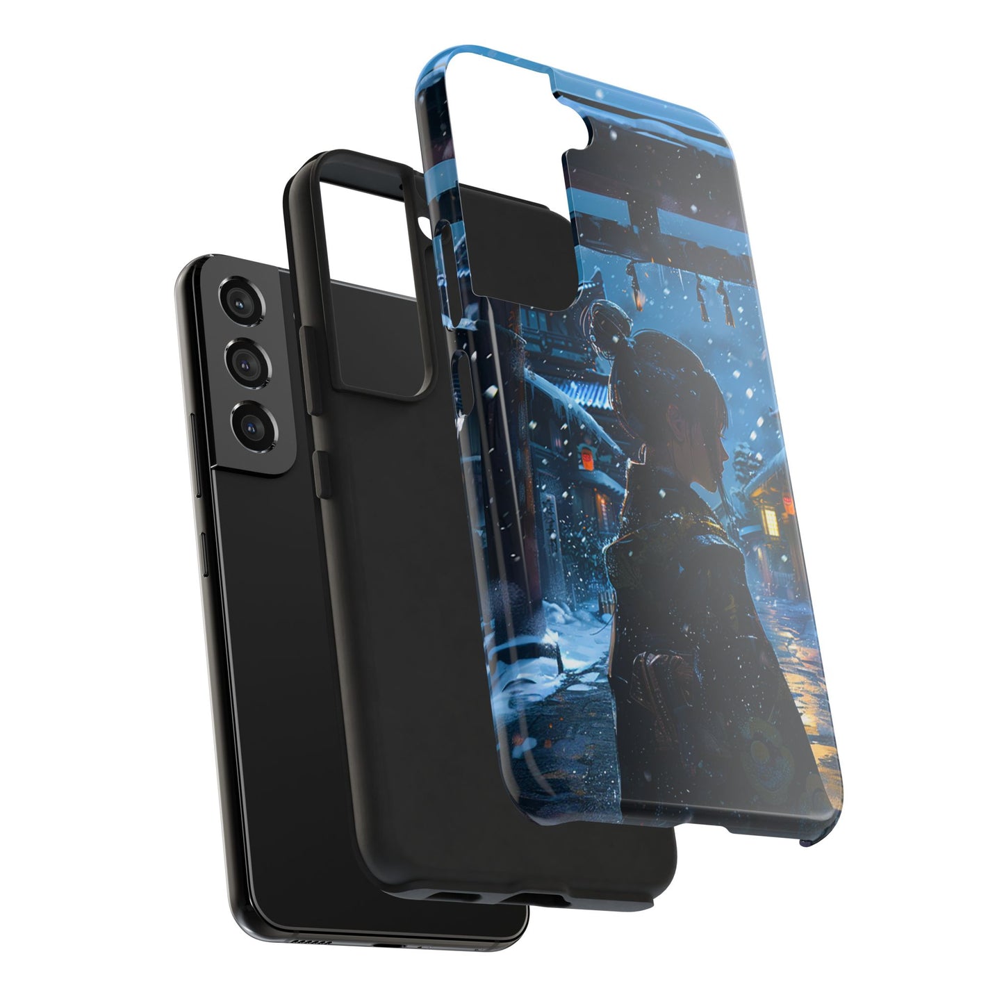 Snowy Japanese Village Tough Phone Case iPhone Android