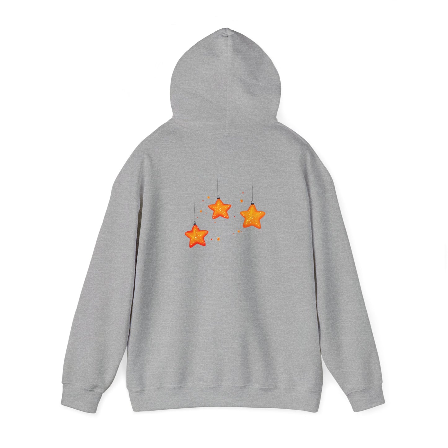 Cute Christmas Starry Ornaments Girl Unisex Heavy Blend™ Hooded Sweatshirt