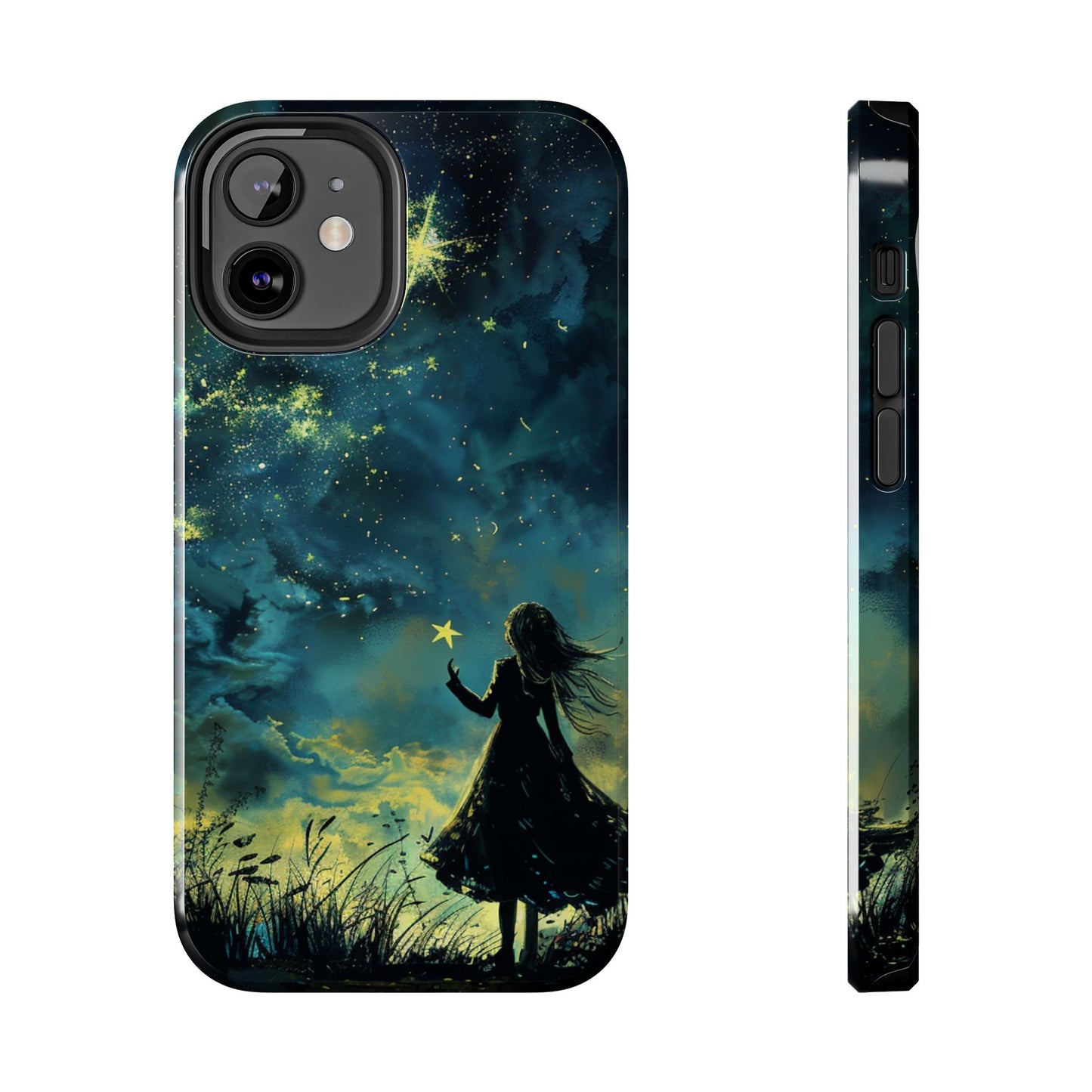 iPhone Android Wishing Star Girl Phone Case