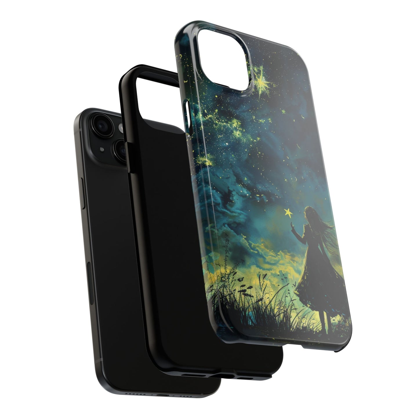 iPhone Android Wishing Star Girl Phone Case