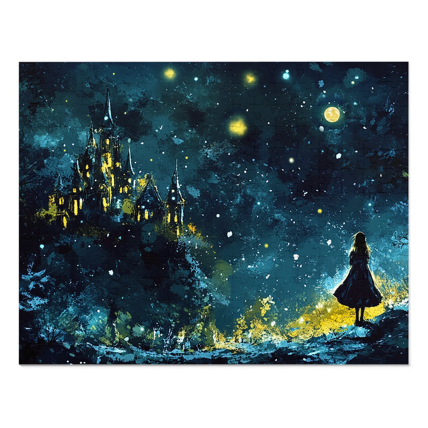 Snow Palace Princess Jigsaw Puzzle (30, 110, 252, 500,1000-Piece)