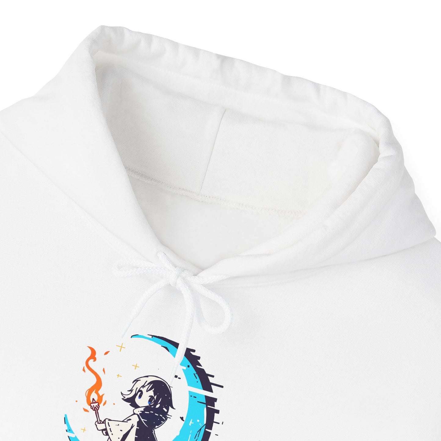 Fantasy Moon Girl Torchbearer Unisex Heavy Blend™ Hooded Sweatshirt