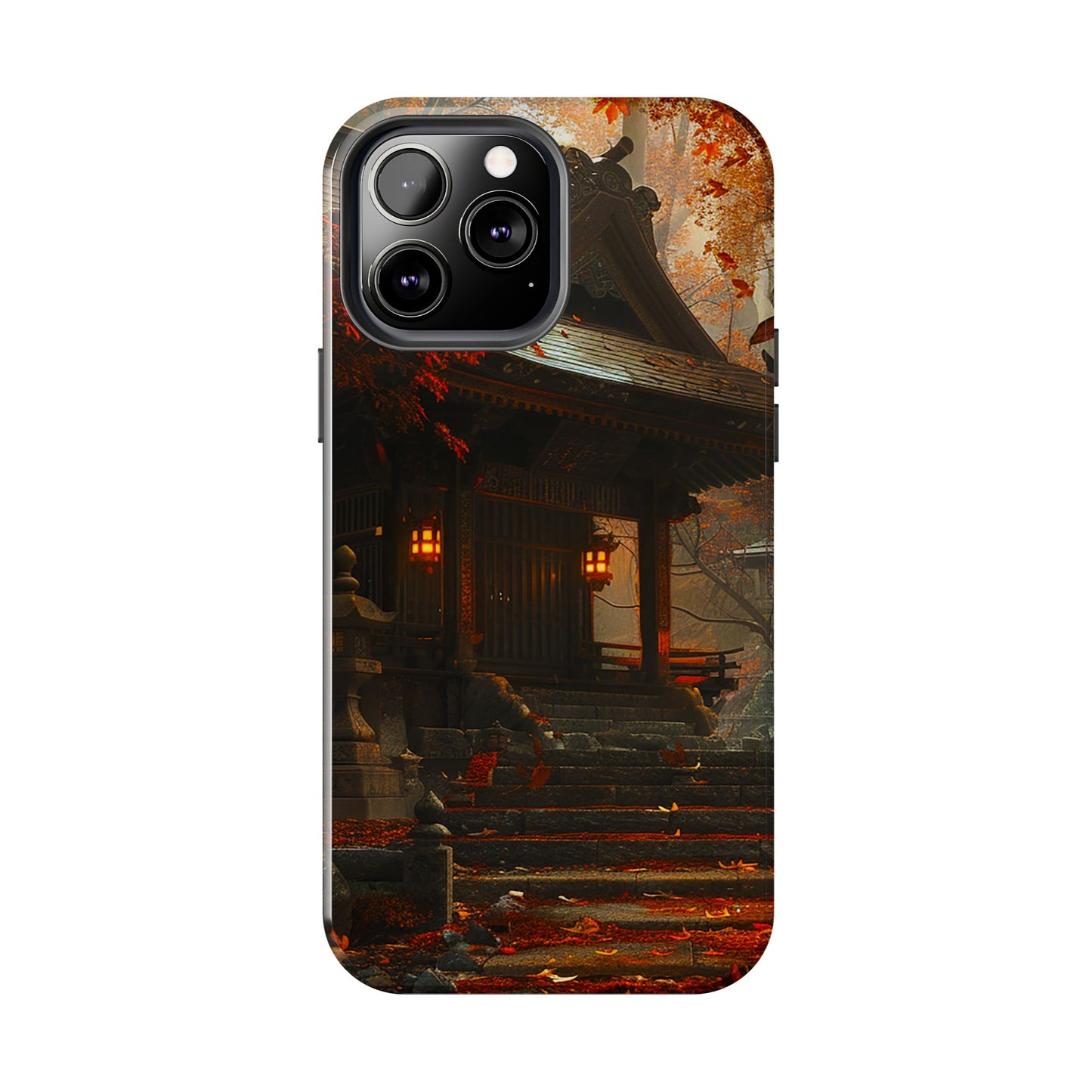 Japanese Autumn Shinto Shrine Tough Phone Case