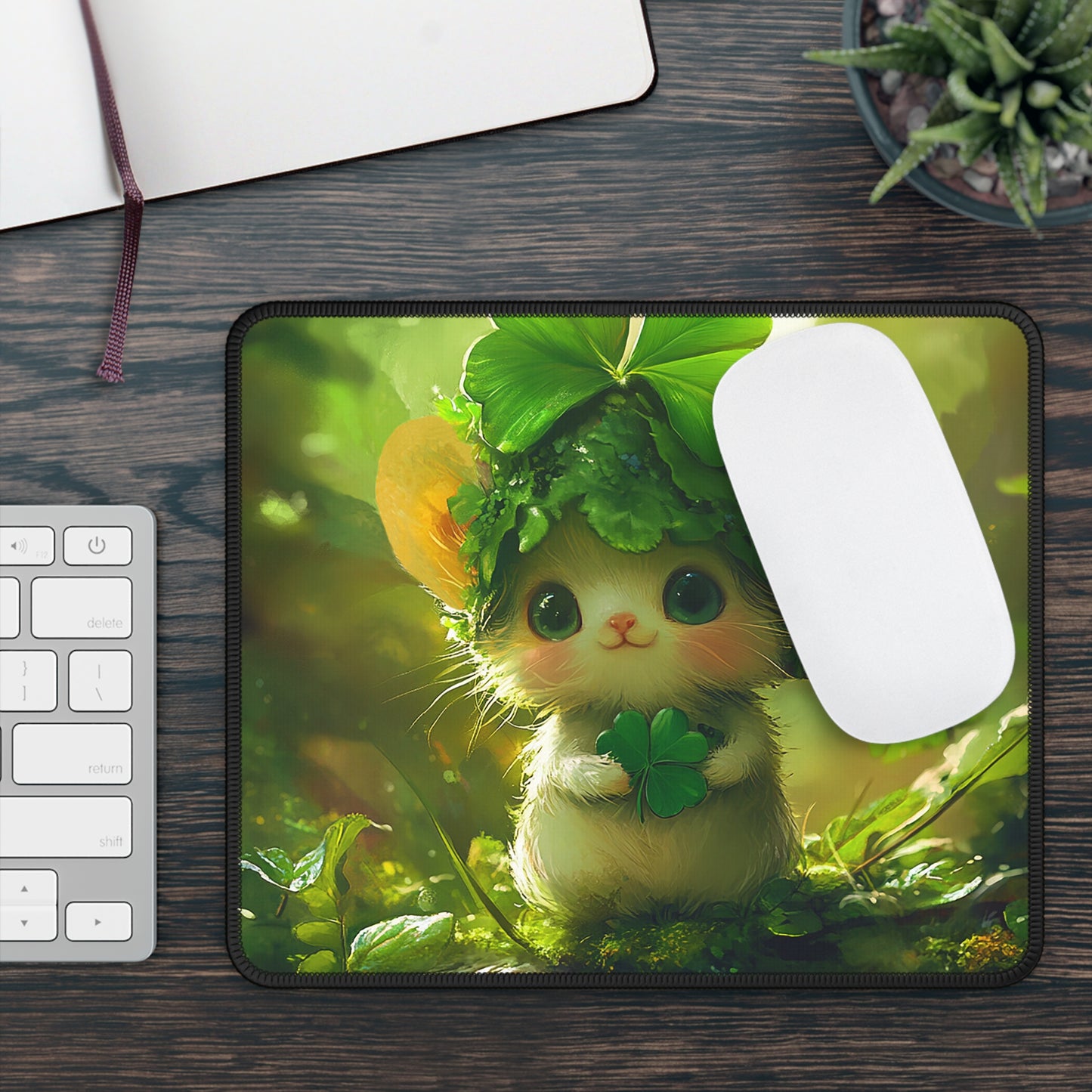 Saint Patrick's Day Clover Mouse Gaming Mouse Pad