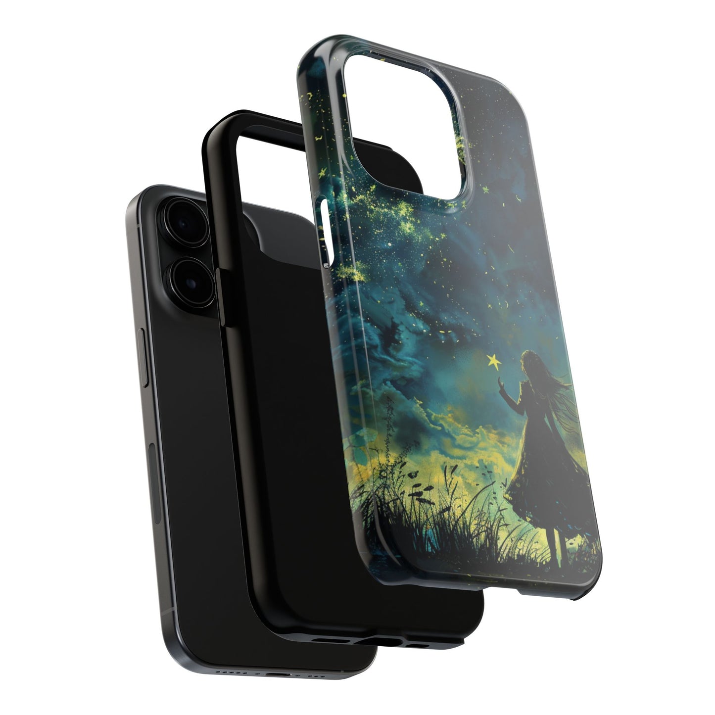 iPhone Android Wishing Star Girl Phone Case