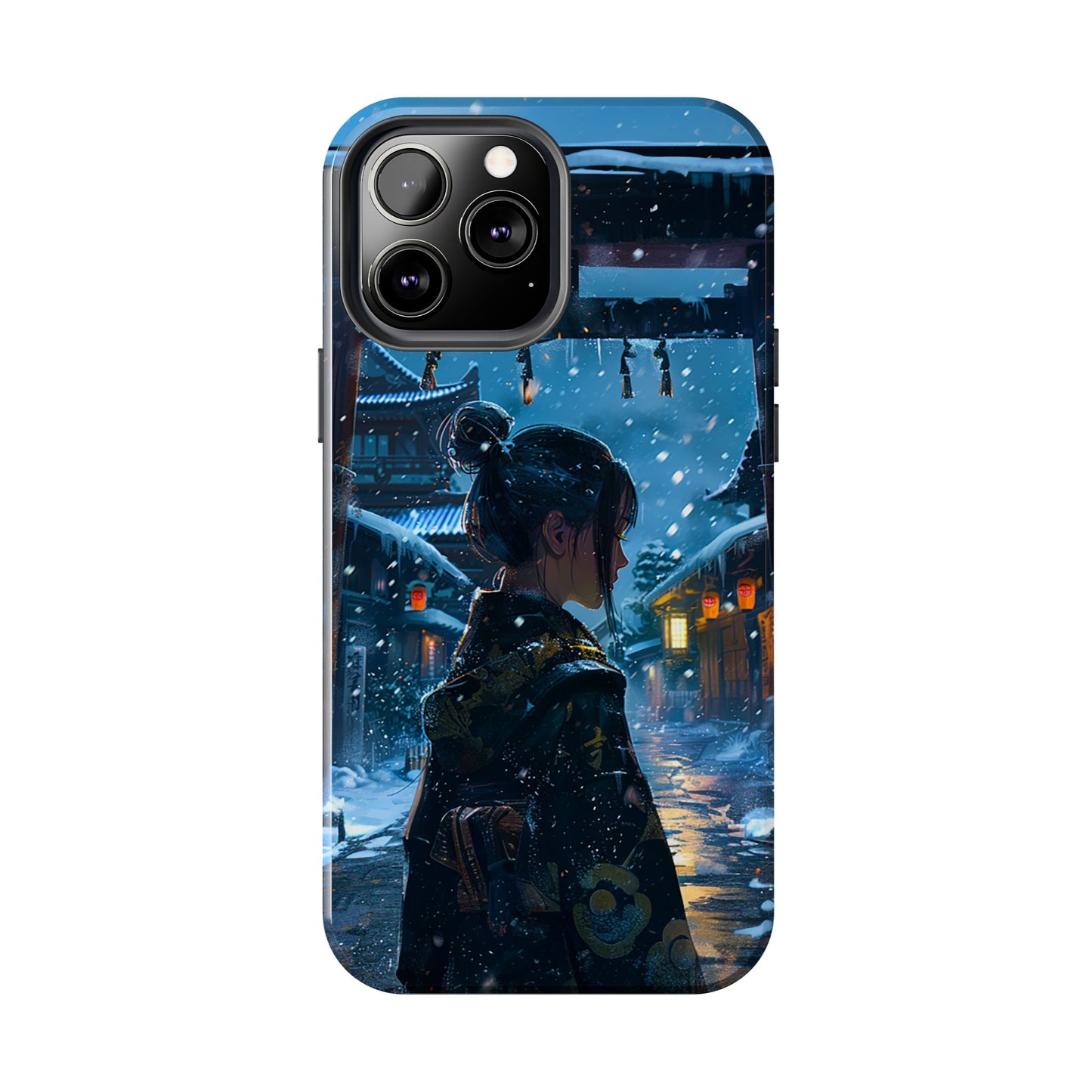 Snowy Japanese Village Tough Phone Case iPhone Android