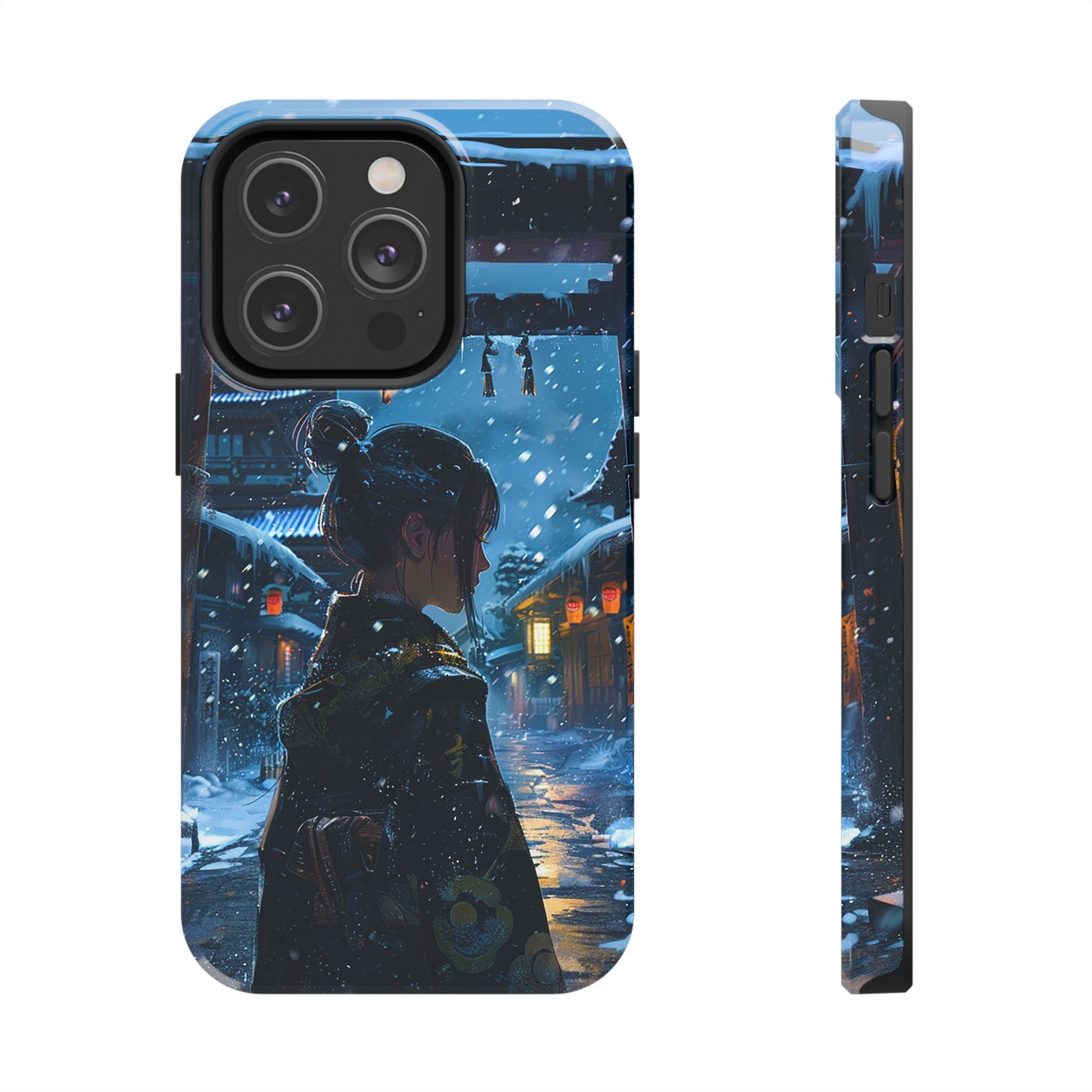 Snowy Japanese Village Tough Phone Case iPhone Android