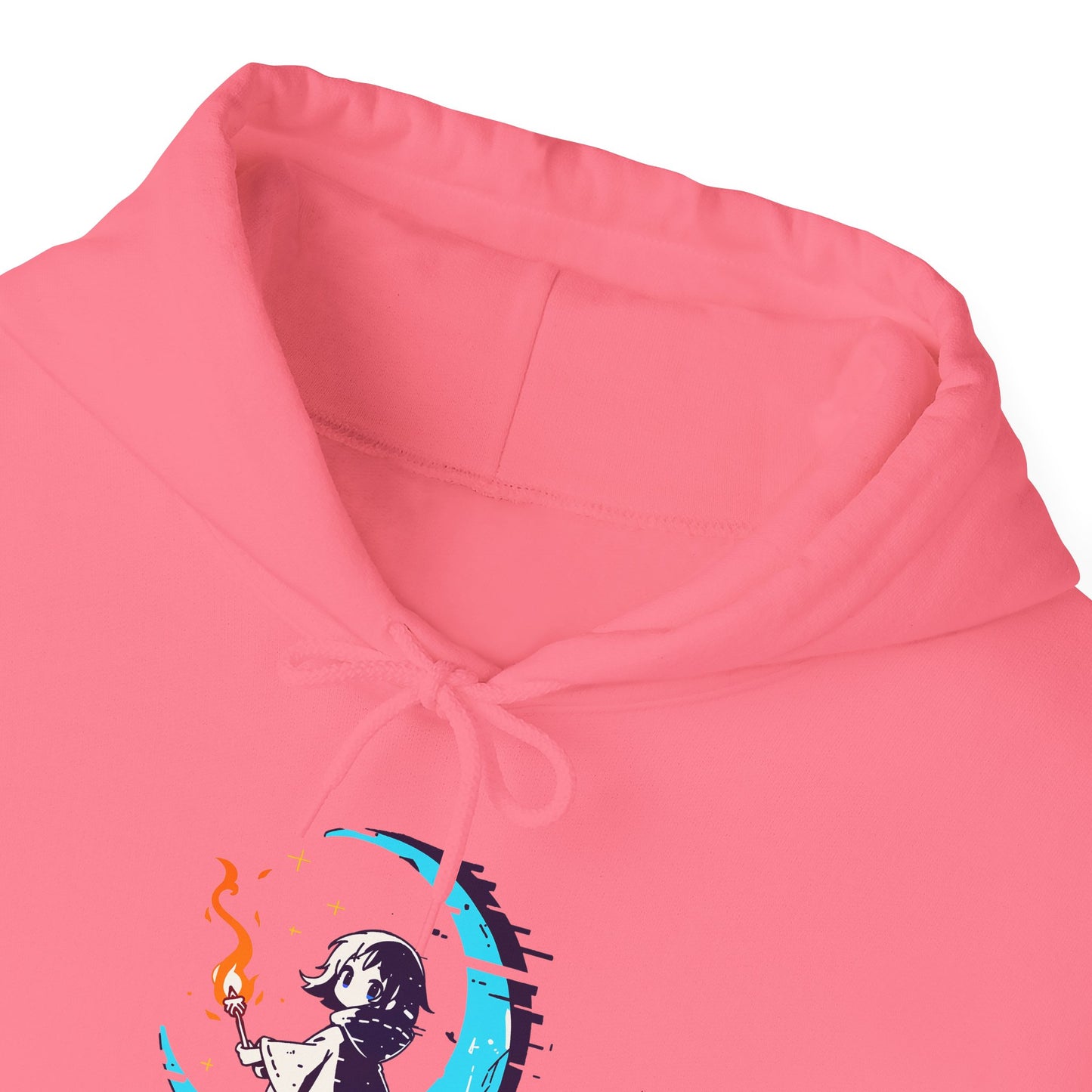Fantasy Moon Girl Torchbearer Unisex Heavy Blend™ Hooded Sweatshirt