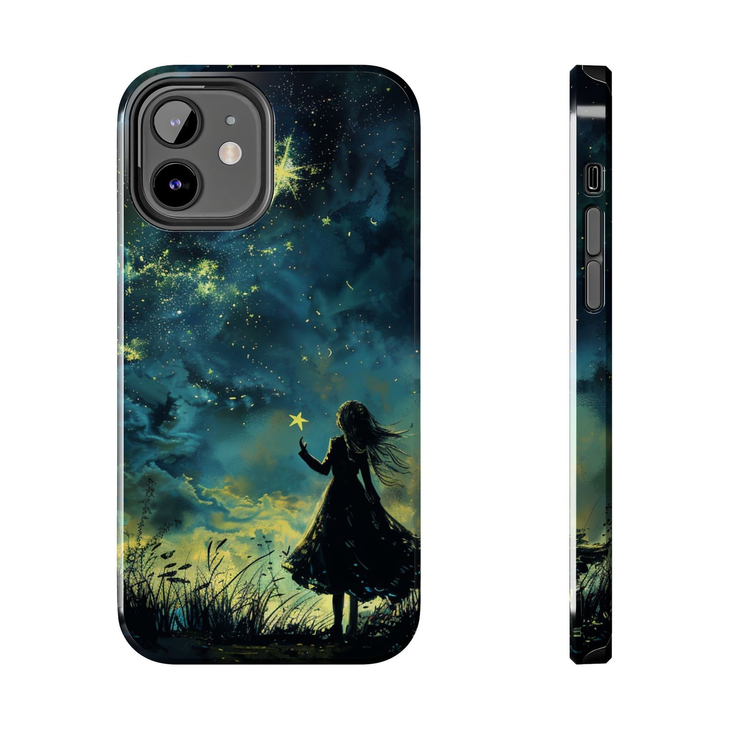 iPhone Android Wishing Star Girl Phone Case
