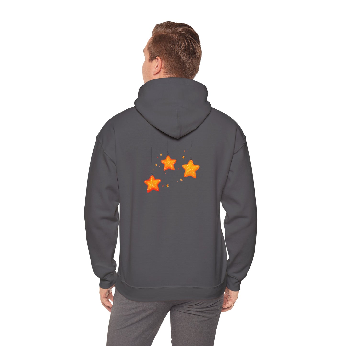 Cute Christmas Starry Ornaments Girl Unisex Heavy Blend™ Hooded Sweatshirt