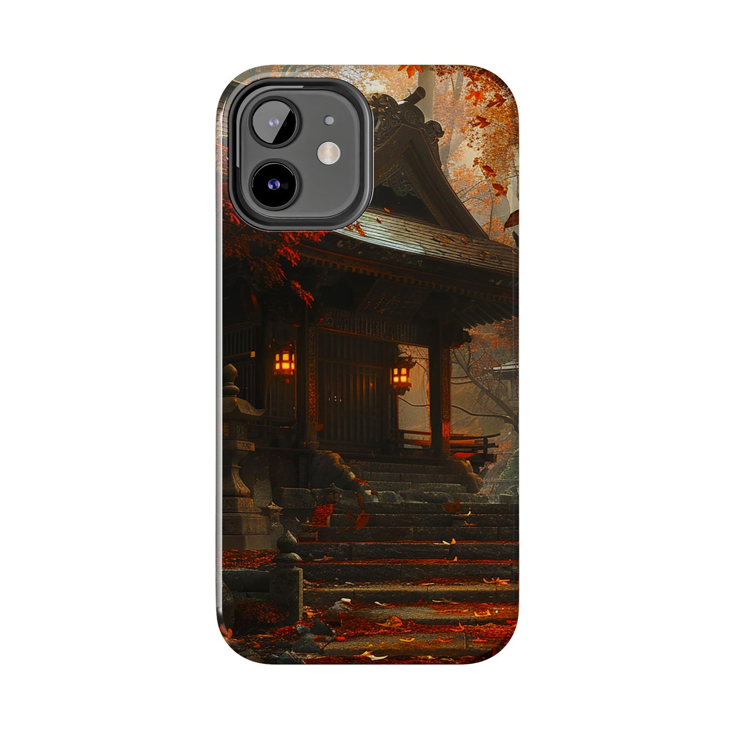 Japanese Autumn Shinto Shrine Tough Phone Case