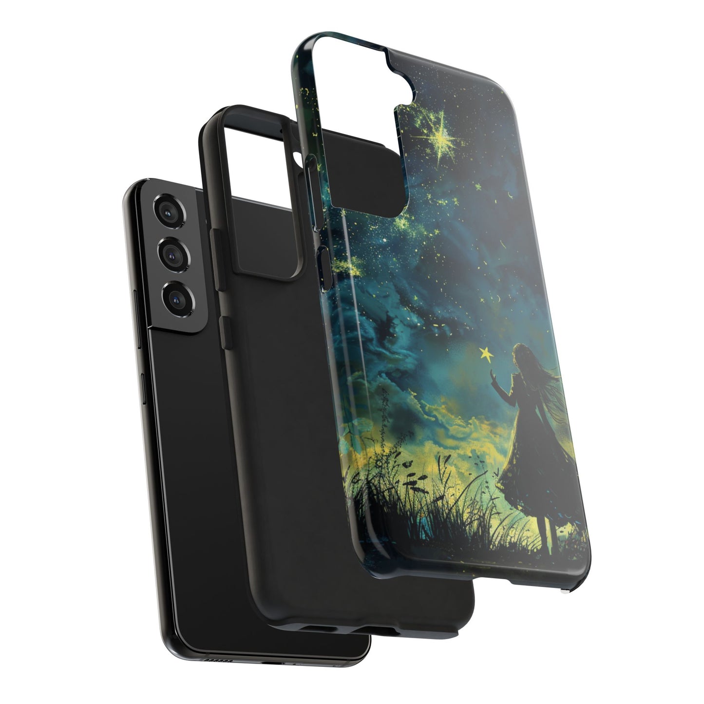 iPhone Android Wishing Star Girl Phone Case