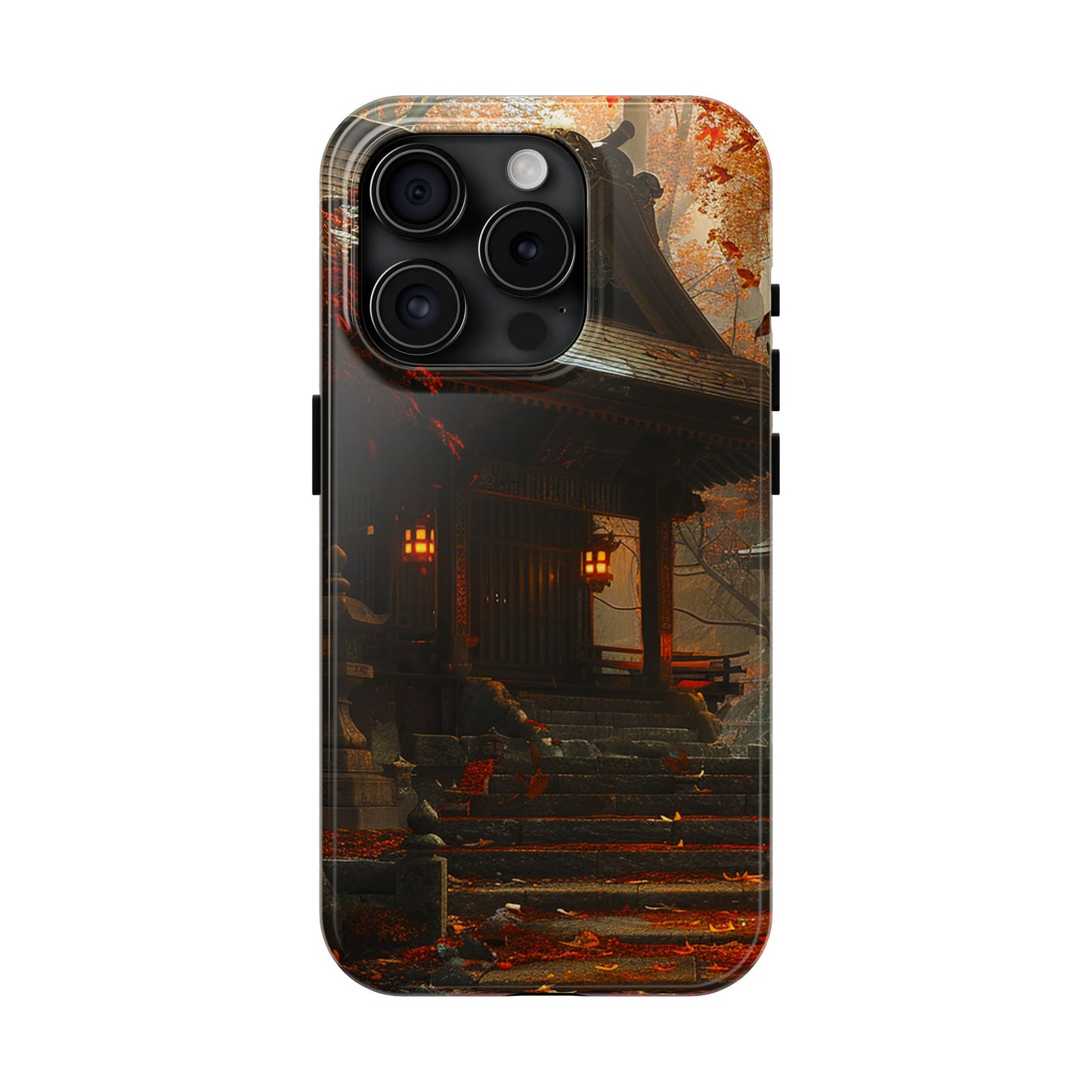 Japanese Autumn Shinto Shrine Tough Phone Case