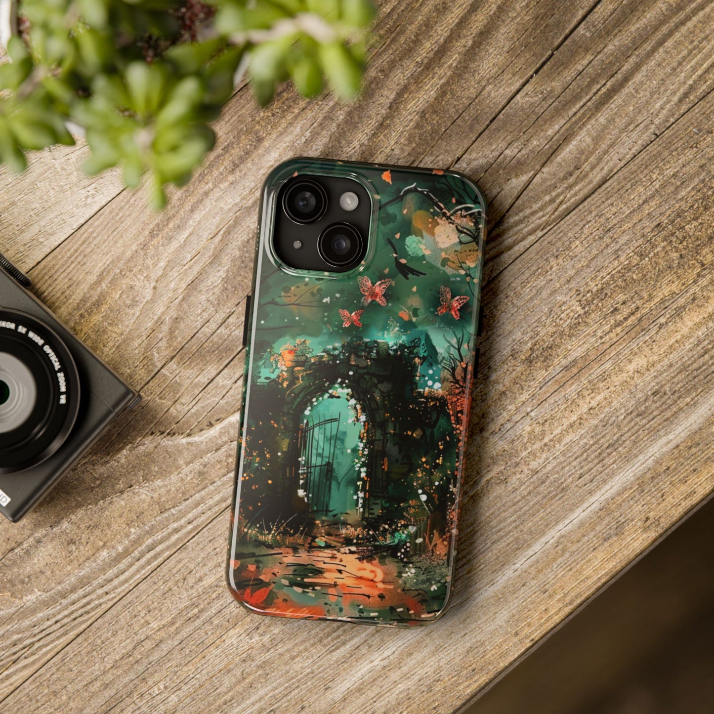 iPhone Android Lonely Ancient Fantasy Gate Phone Case