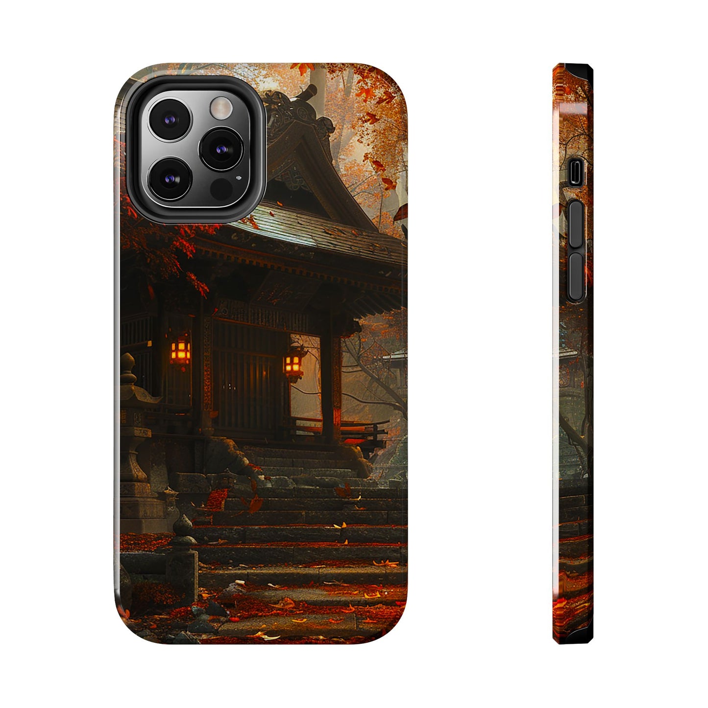Japanese Autumn Shinto Shrine Tough Phone Case