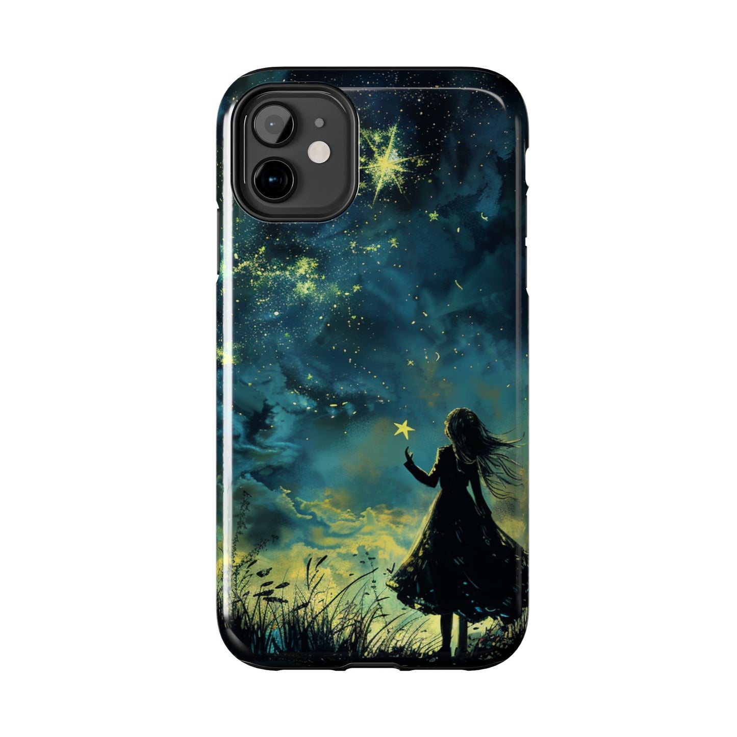 iPhone Android Wishing Star Girl Phone Case