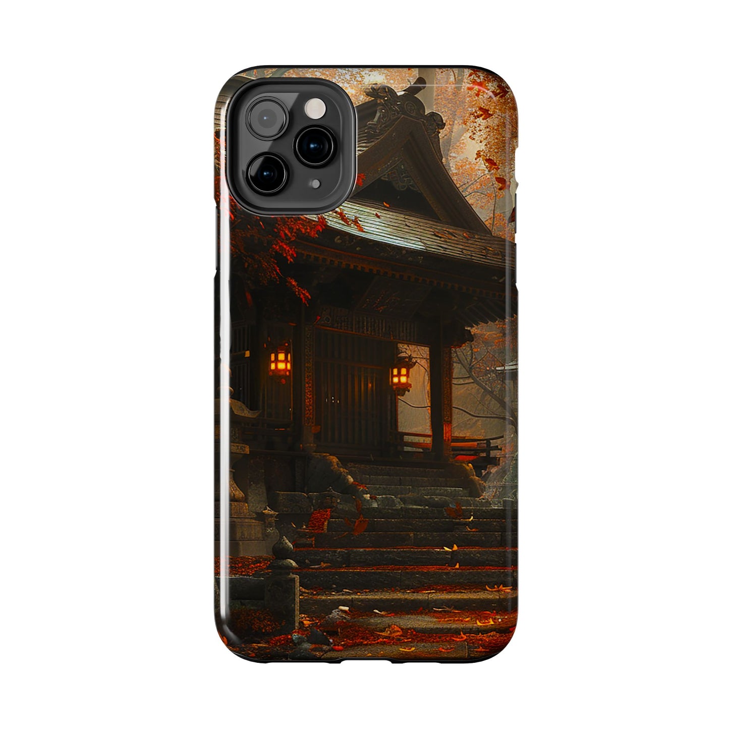 Japanese Autumn Shinto Shrine Tough Phone Case