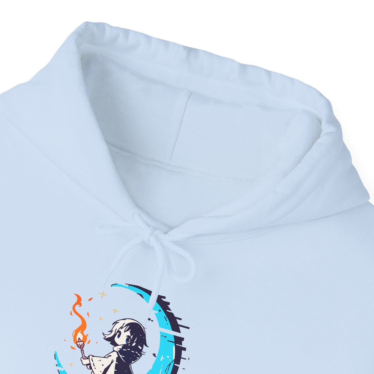 Fantasy Moon Girl Torchbearer Unisex Heavy Blend™ Hooded Sweatshirt