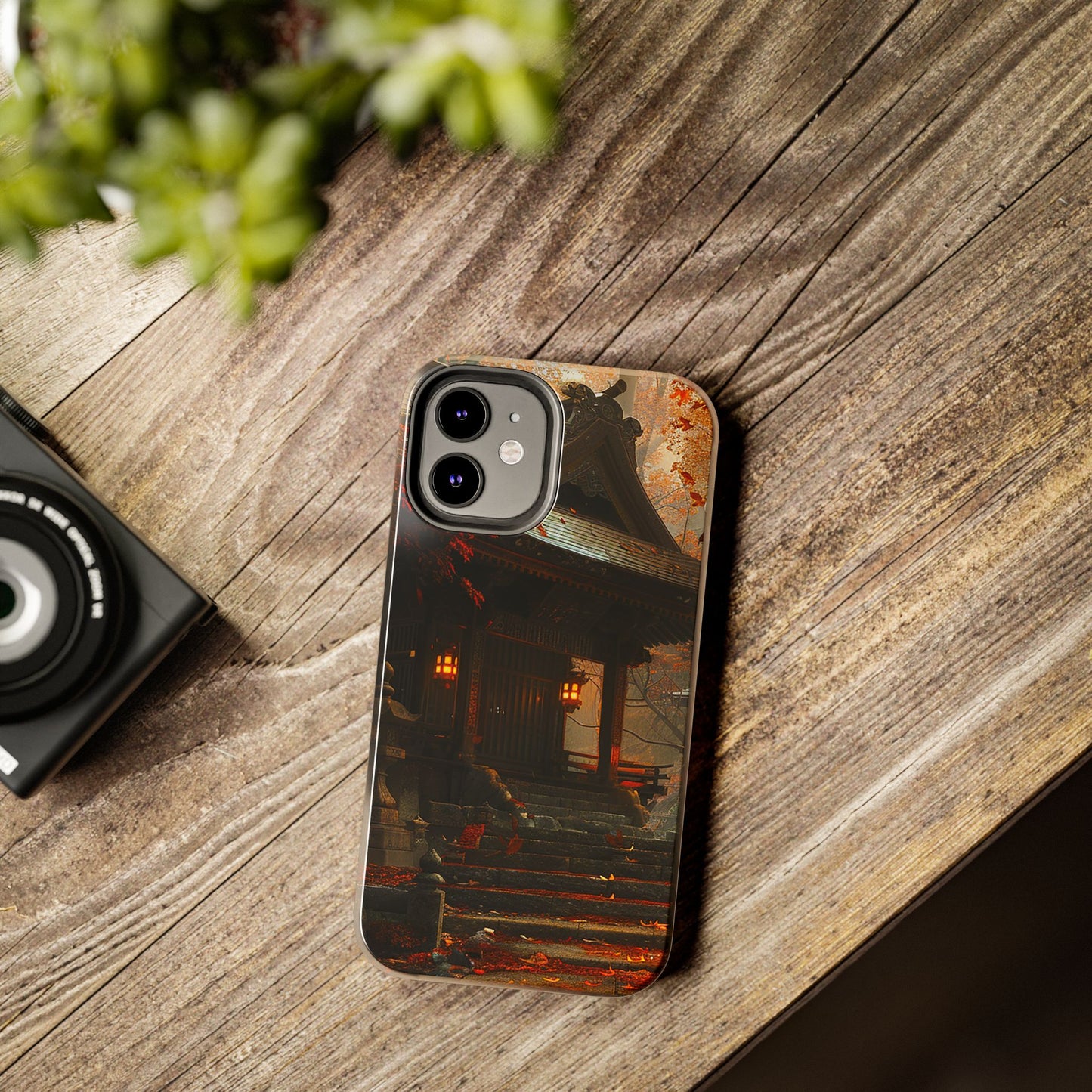 Japanese Autumn Shinto Shrine Tough Phone Case
