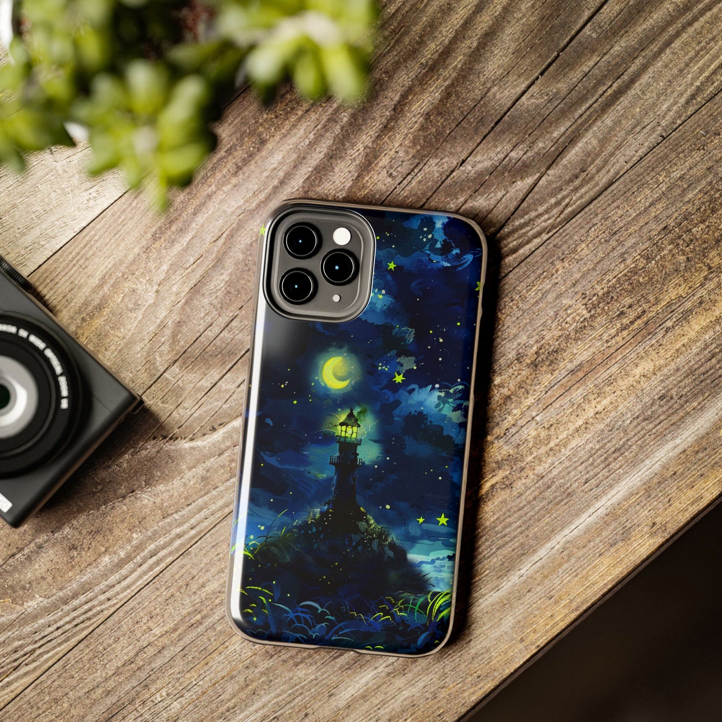 iPhone Android Moonlight Lighthouse Phone Case