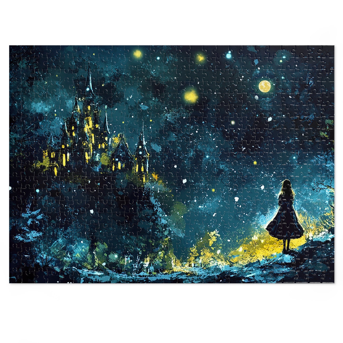 Snow Palace Princess Jigsaw Puzzle (30, 110, 252, 500,1000-Piece)