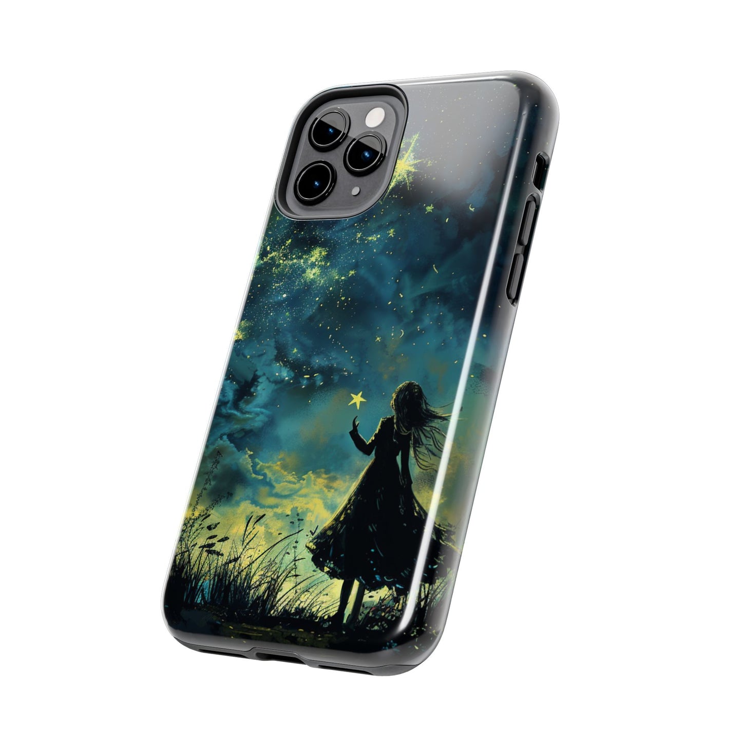 iPhone Android Wishing Star Girl Phone Case
