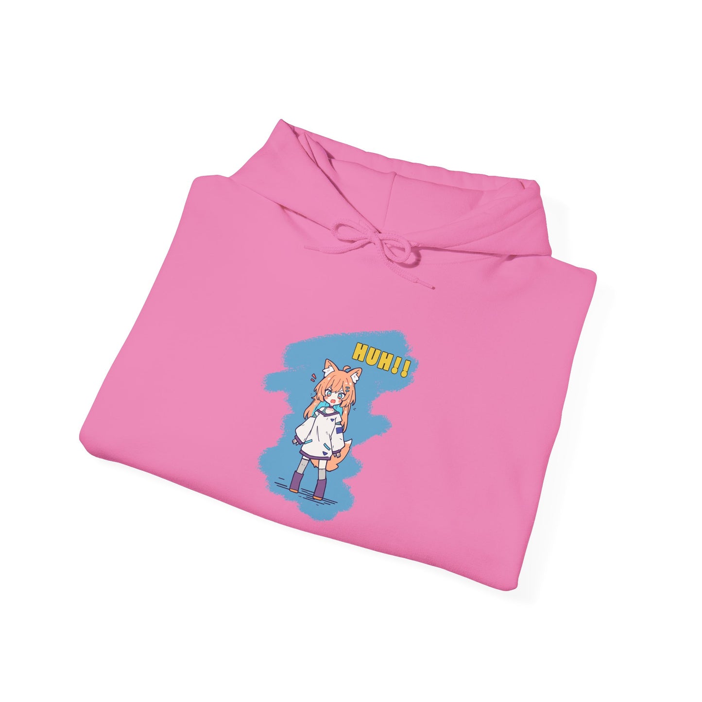 Sweet Fox Girl Huh!! Unisex - Heavy Blend™ Hooded Sweatshirt - Vibrant Anime Style - Cute and Funny Design
