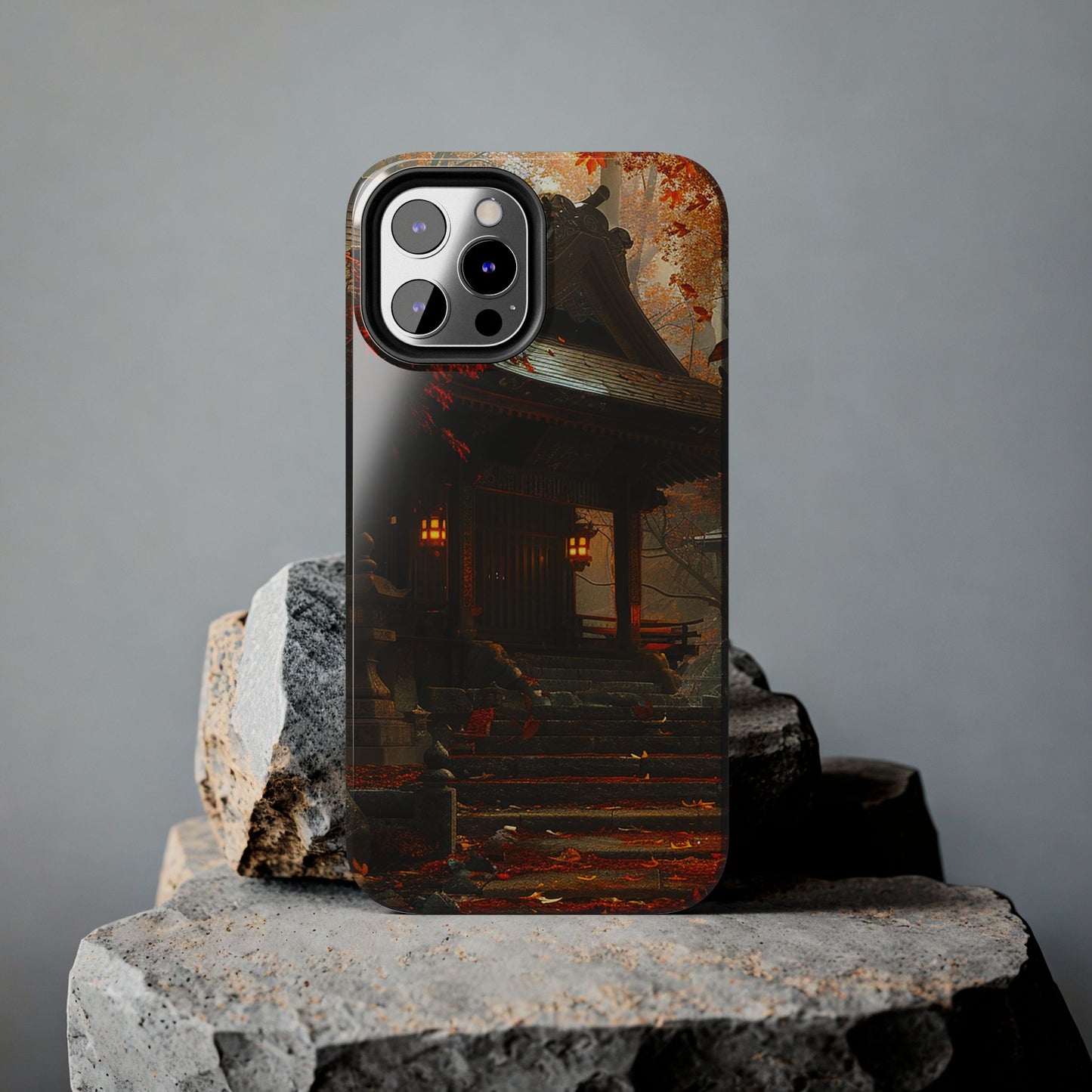 Japanese Autumn Shinto Shrine Tough Phone Case