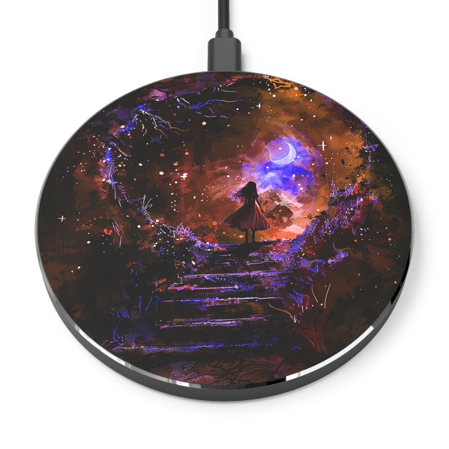 Fantasy Girl Portal Wireless Charger