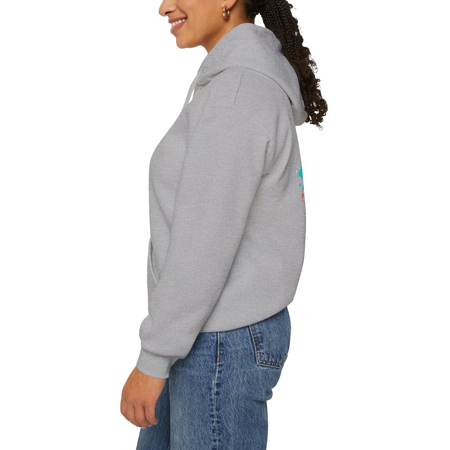 Steampunk Japanese Flowers Elephant Unisex Heavy Blend™ Hooded Sweatshirt