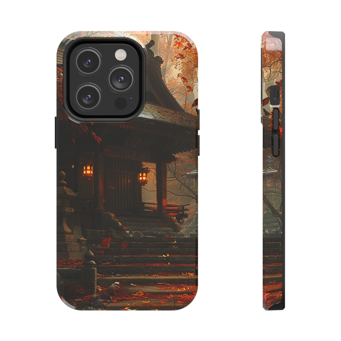 Japanese Autumn Shinto Shrine Tough Phone Case