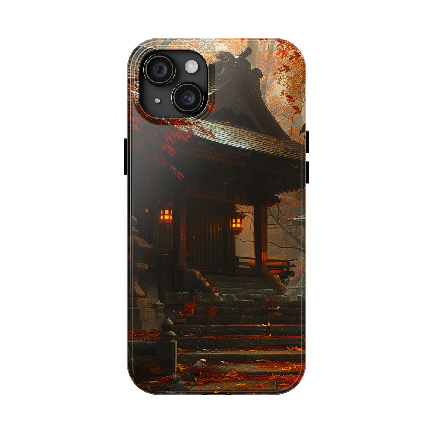 Japanese Autumn Shinto Shrine Tough Phone Case