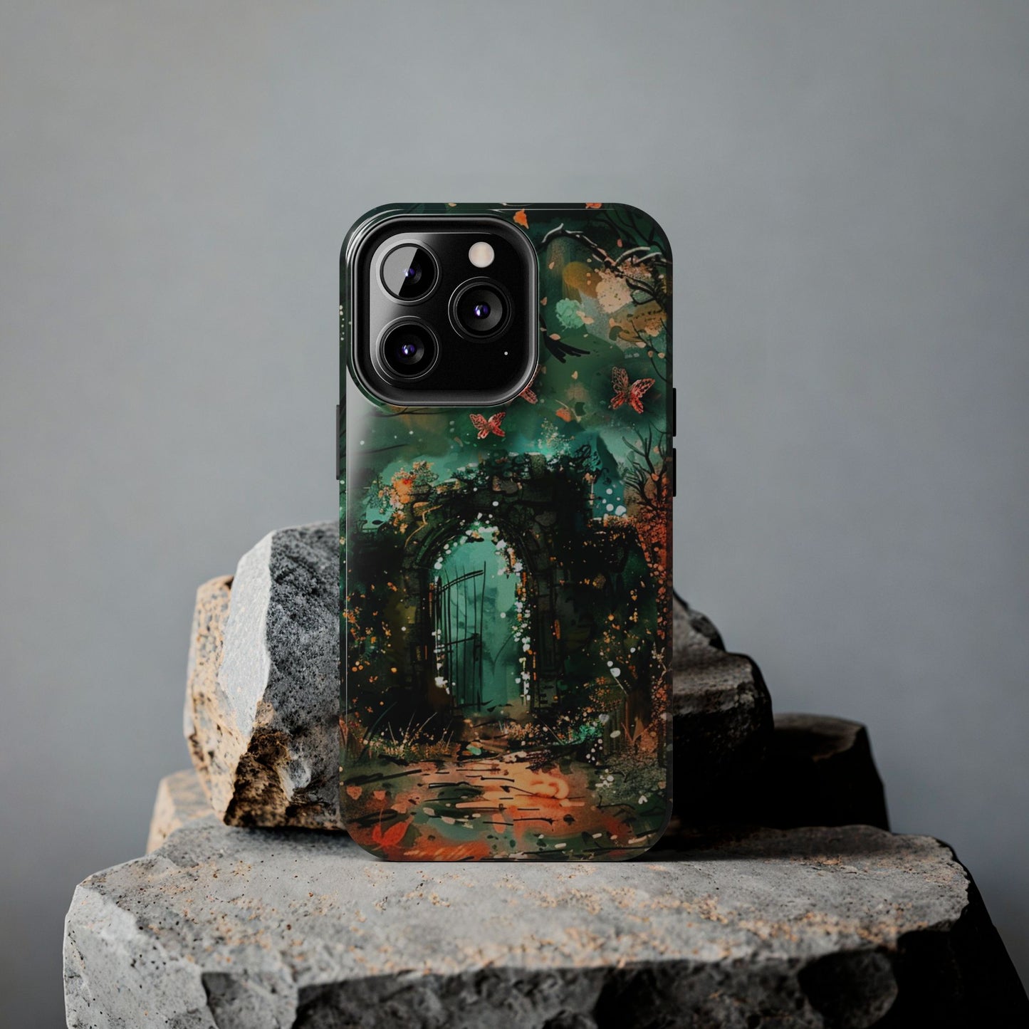 iPhone Android Lonely Ancient Fantasy Gate Phone Case
