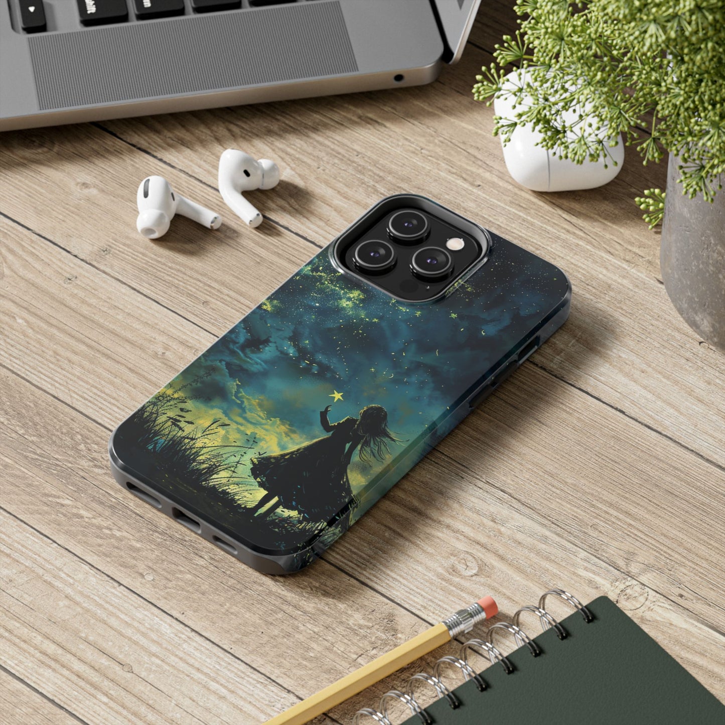 iPhone Android Wishing Star Girl Phone Case