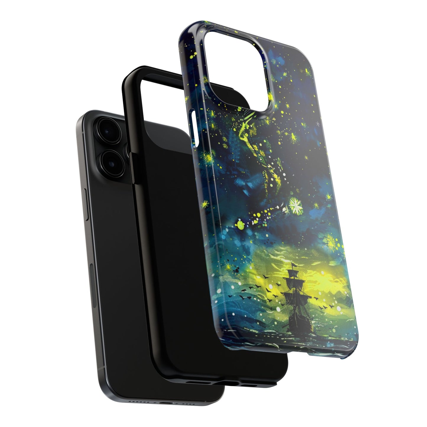 iPhone Android Starry Sky Lost Pirate Ship Phone Case